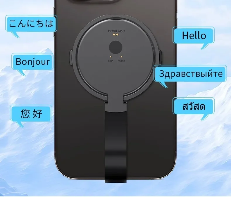 new eight-in-one X9 translator voice video call translation APP simultaneous interpretation