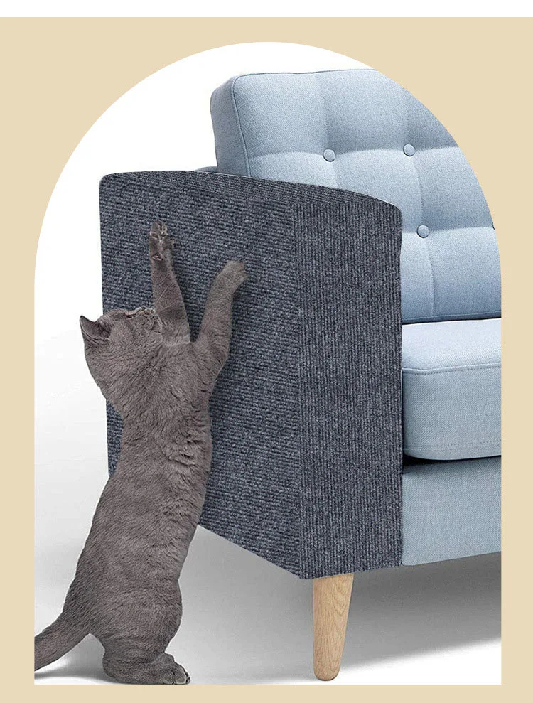 Title 9, Cat Scratching Mat Cat Carpet with Self-Adhesiv...