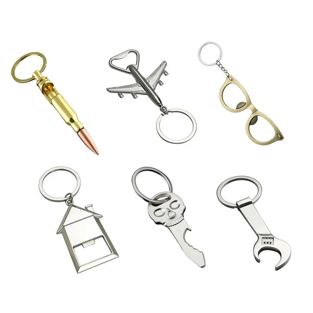 Hook-Eze Tackle Box Key Ring Bottle Opener for Fishing and Beer