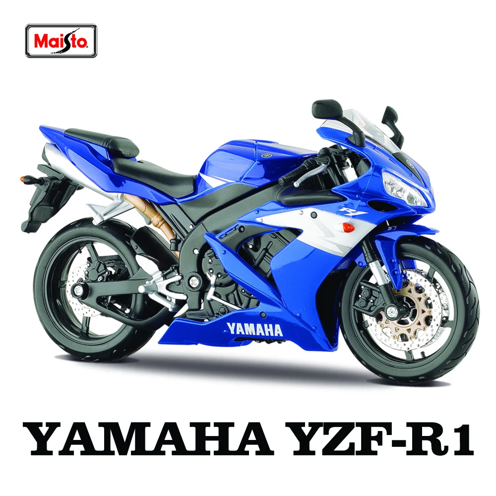 ヤマハYZF-R1モーターサイクルモデルトイ、本物の詳細、コレクション
