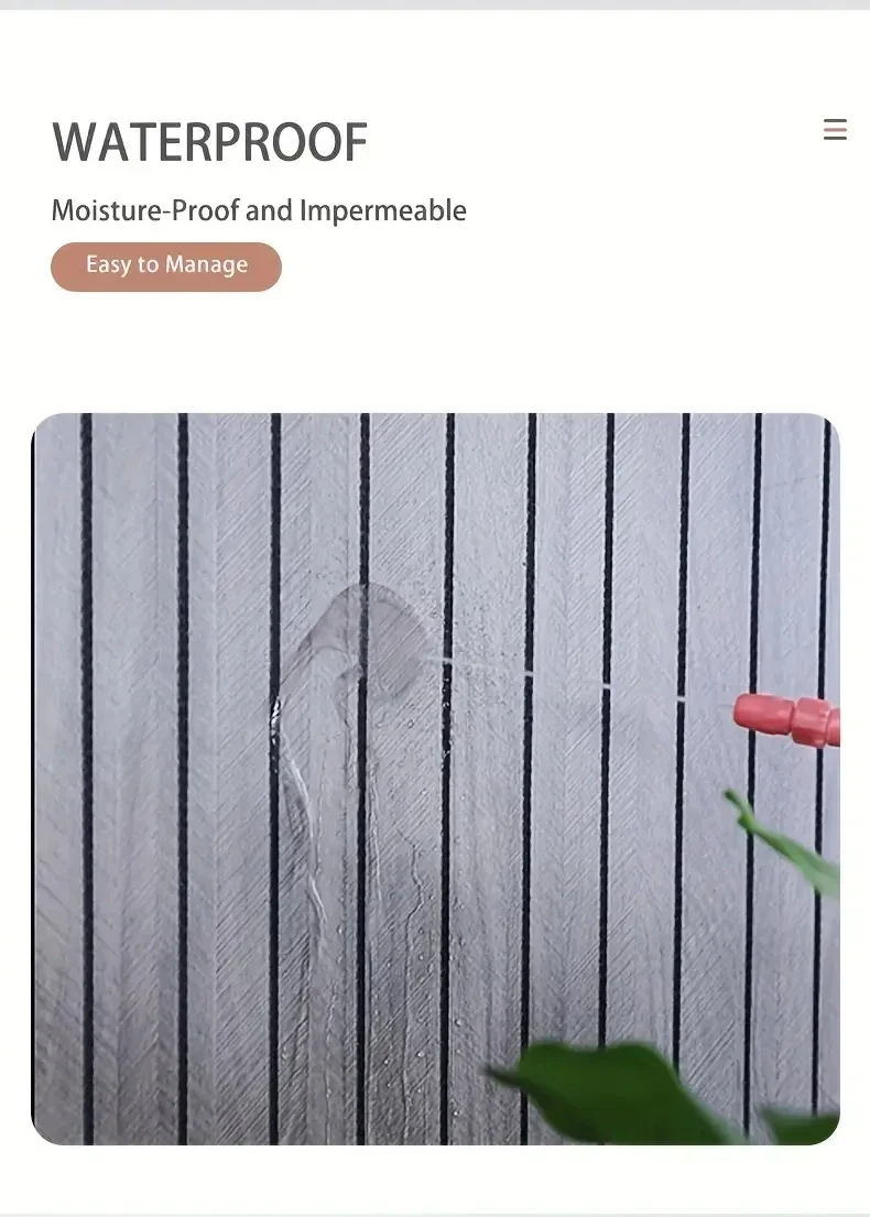 DIY project using wood grain wallpaper on a ceiling