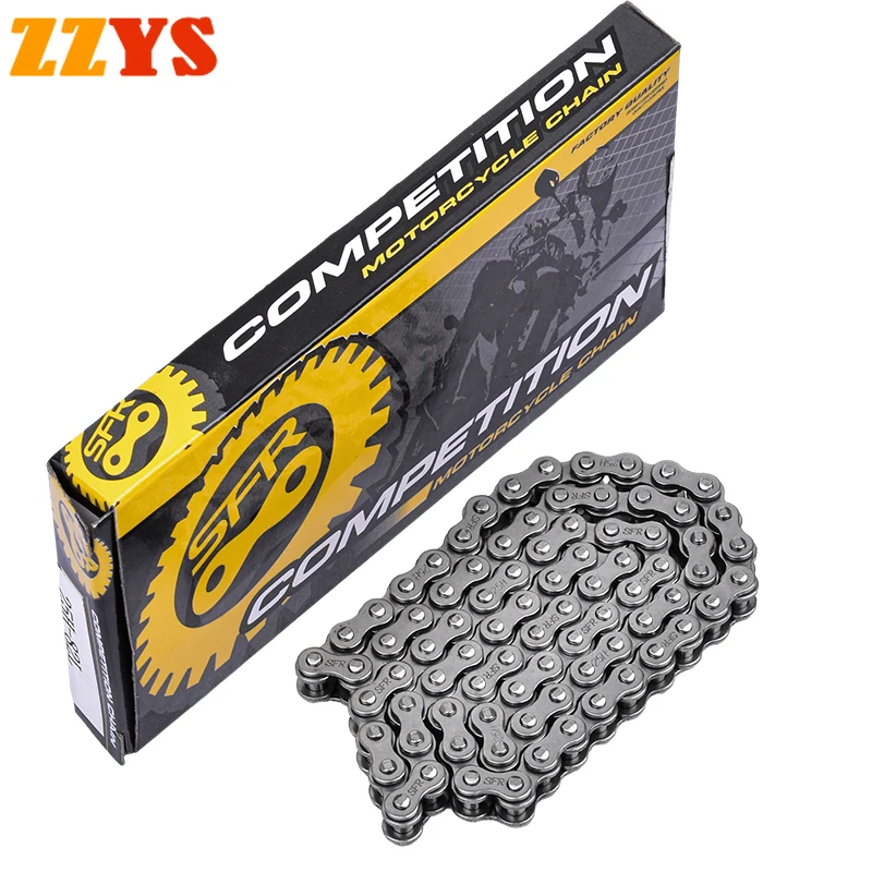 

25H 90L 90Links Motorcycle Roller Chain with Spare Master Stainless Steel For HONDA XR 100 R OEM 14401-KVB-901 14401-K1A-N01