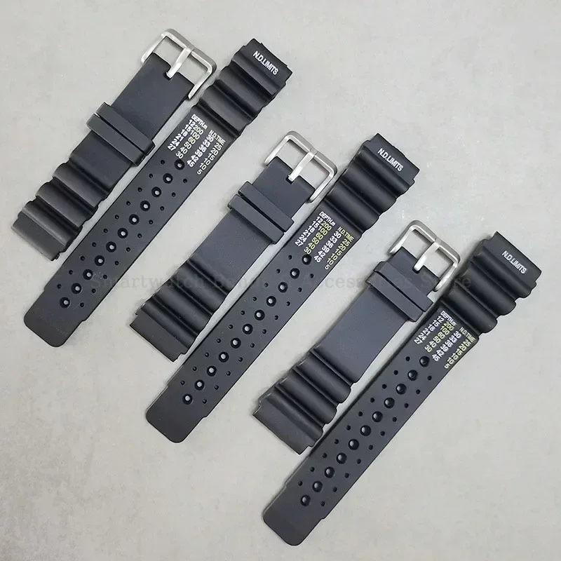 Premium Diver Silicone Rubber Strap - 20mm, 22mm, 24mm Watch Band