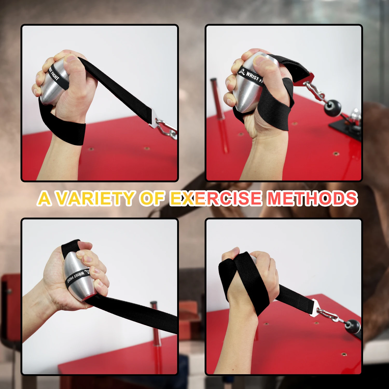 Aluminum Alloy Elliptical Wrist Ball Trainer Durable Forearm & Grip Strength Exerciser Pronation & Supination Training arm muscle trainer