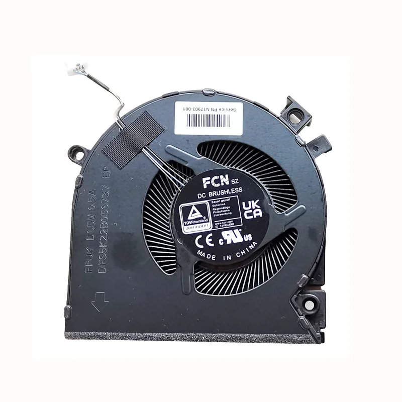 4060 3 Fans Rangale Nuevo Ventilador De Refrigeración De CPU Para HP Victus 15-FA 15-FB Series TPN-Q278 TPN-Q279 15-fa0031dx 15-fb0028nr 0050ax 0103la Series N13304-001 N17903-001 (1 Pieza Ventilador De Hp Laptop Cooling