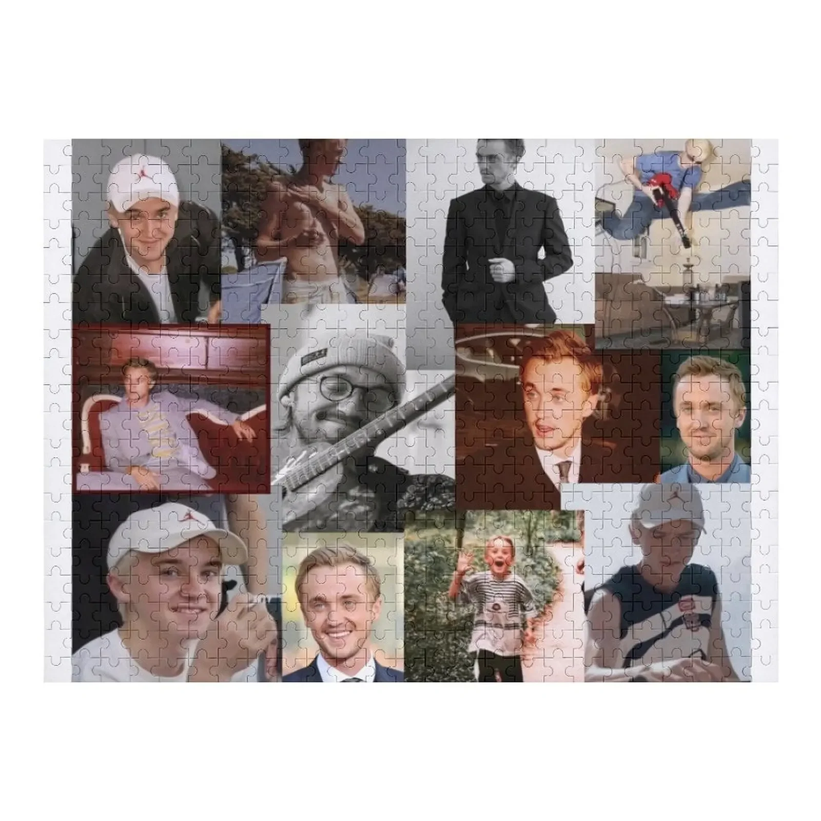 

Tom Felton collage Jigsaw Puzzle Customizable Gift With Personalized Photo Custom Jigsaw Puzzle