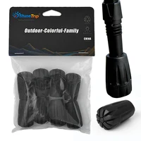 8Pcs Walking Stick Tips Rubber Hiking Pole Replacement Tips Alpenstock Protector Cap for Walking Sticks 1
