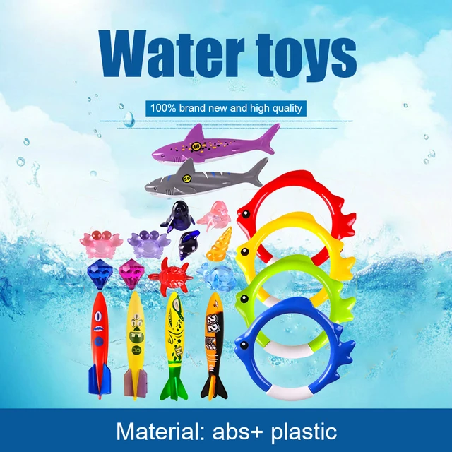 Children Swimming Pool Throwing Sinking Dive Toys Funny Underwater Training Kids Summer Diving Game Play Water Toys Summer Gift 2