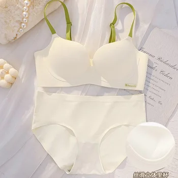 طقم حمالة صدر وسروال داخلي للنساء على الطراز الكوري 12