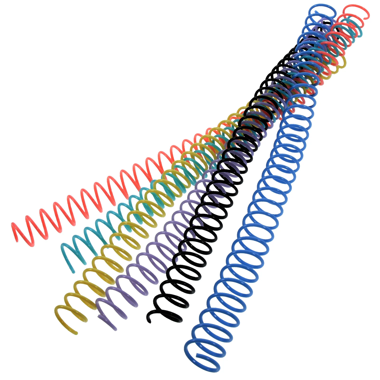 

Plastic Spiral Binding Coils 6Pcs Colorful Binding Spirals Binding Spines Binder Combs Spines Book Binding Kits Report