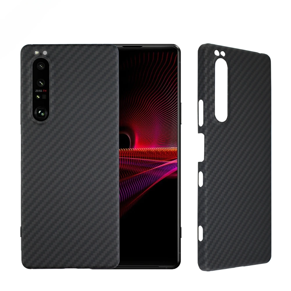 

Dropshipping Real Aramid Fiber Carbon Phone For Sony XPeria 1 Iii Armor Material Sony XPeria 1 Iii Men's Phone Shell CASE Cover