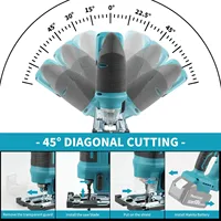 Makita DJV182Z sans brosse 18V 340W scie sauteuse électrique avec lame de scie poignée de baril sans fil scie sauteuse sans batterie DJV182 3