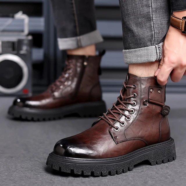 Toe Work Safety Shoes Tactical Bota Combat Boots Men Casual Boots Puncture  Proof Insurance Shoes Motorcycle Boots - AliExpress
