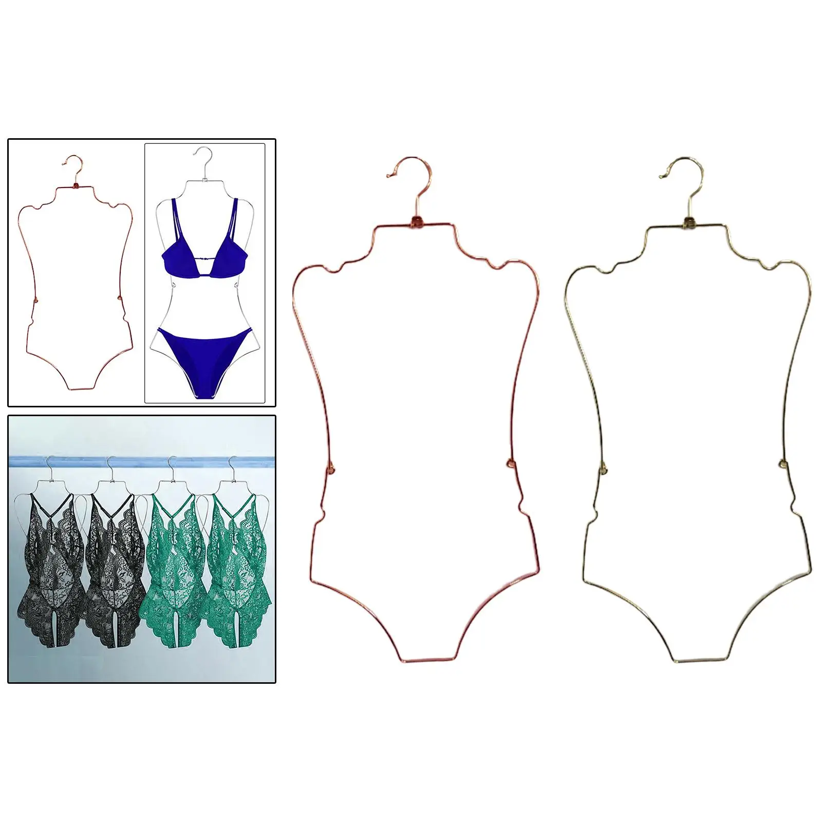 Body Shape Lingerie Hanger Foldable Durable Closet Organizer Swimsuit Hanger for Closet for Stores Boutiques Show Window Bedroom clothes hanger storage hanger storage hanger hook