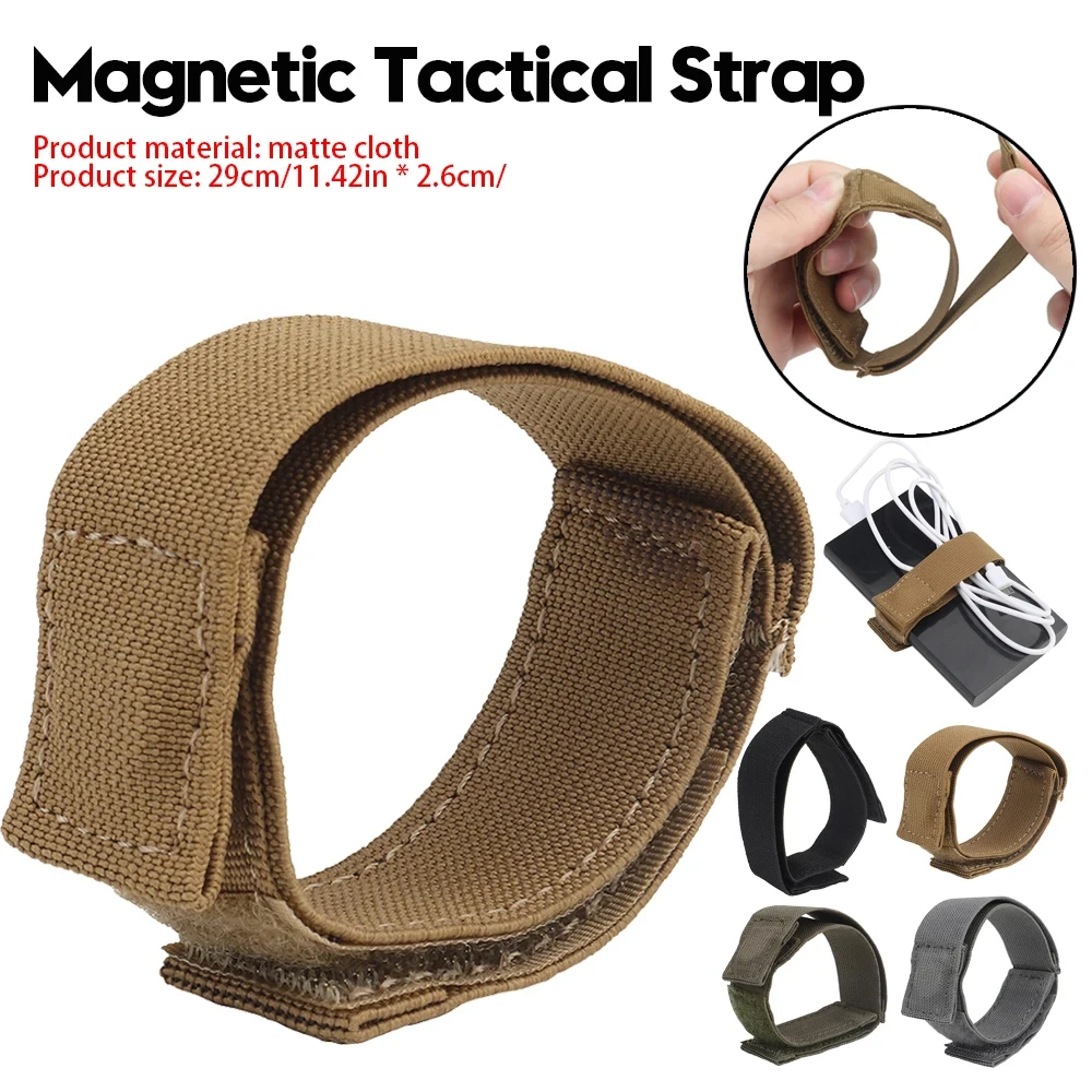 Tactical Magnetic Rifle Sling Retention Strap with Strong Magnets
