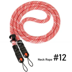 Quick Release Round Bead Camera Shoulder and Wrist Strap Lanyard (Neck Rope No 12)