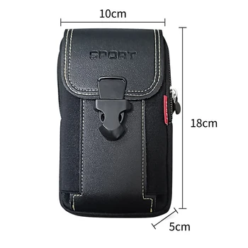 Man Belt Pouch Mobile Phone Bag for Phone Holster Bag Molle Waist Bag Pack Small Tactical Duty Belt Backpack Card Holder 6
