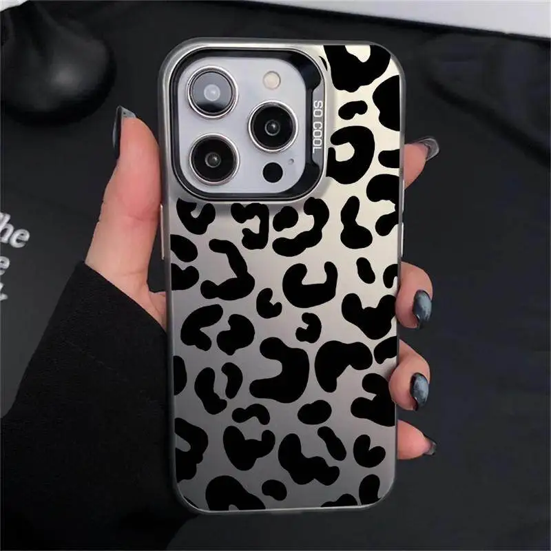 Leopard Print Hard Cover Phone Case