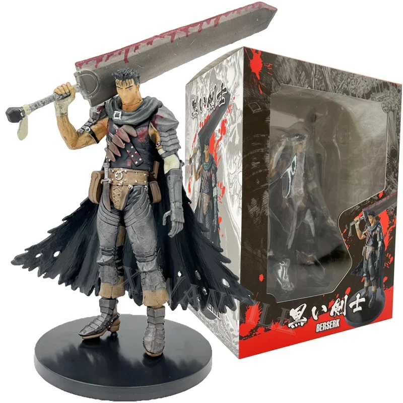 21Cm Berserk Buds Anime Figure Berserk Buds L Action Figure Berserk Black Spadaccino Figurine Modello Da Collezione Giocattoli Regali