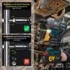 Gisam 2000N.M Torque Brushless Electric Impact Wrench 1/2 inch Screwdriver Cordless Wrench Power Tools For Makita 18V Battery 3