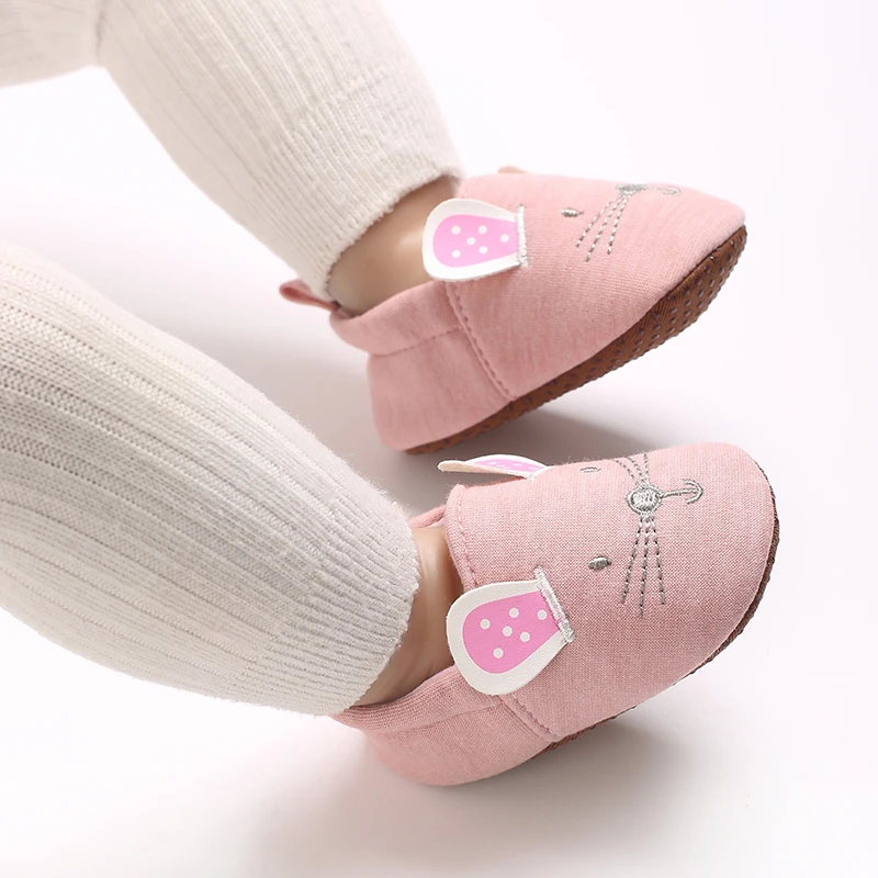Trendy Cute Bed Shoes for Baby Girls Comfortable Lightweight Non Slip Soft Flat Sole for Indoor Outdoor