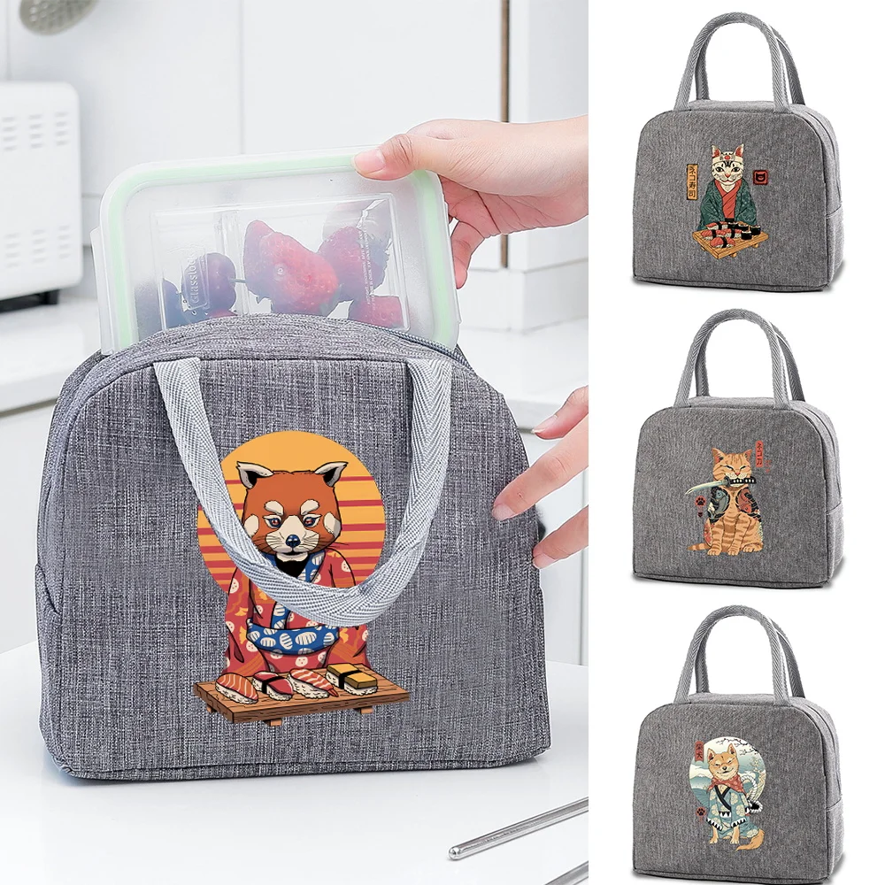 

Изолированный обеденный стандартный контейнер для пикника, сумки, милая сумка для бенто, уличный дорожный холодильник, свежий Ланчбокс, термосумки