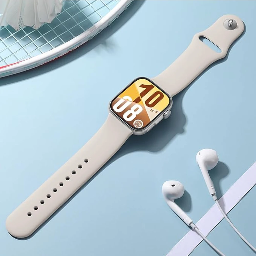 Sport Silicone Strap for Smartwatches - Durable & Comfortable Wristband Bracelet