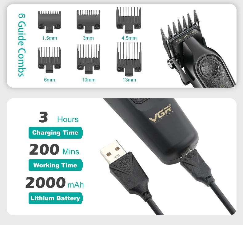VGR V-197 Hair Clipper Image 6