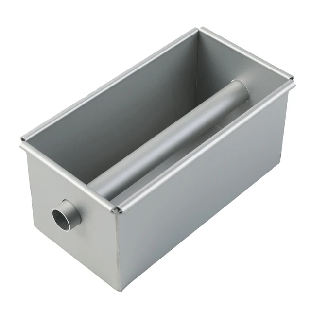 1 Pcs Aluminium Alloy Square Bread Loaf Pan With Center Tube DIY Cake Tools Non-Stick Flowing Heart Cake Bread Mold 6