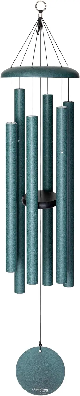 

by Wind River – 44 inch Green Wind Chime for Patio Backyard Garden and Outdoor Decor (Aluminum Chime) Made in The USA