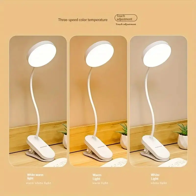 LED Desk Lamp with Touch Control - Rechargeable Eye Protection Reading Lamp, Desk Lamp for Students Home Office Use Dropshipping 5
