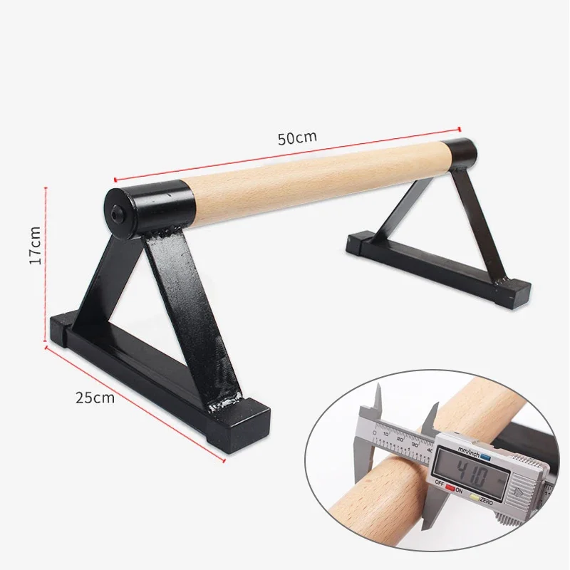 Portable Fitness Push Up Stand H-shaped Wooden Chest Push-ups Board Equipment Home Bodybuilding Exercise Handstand Parallel Bars