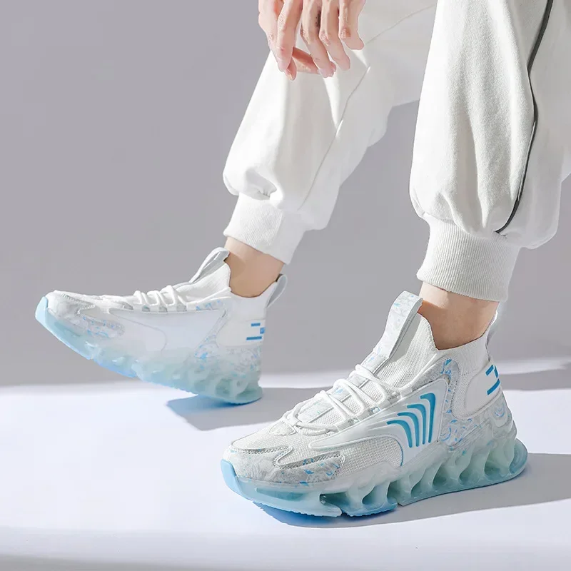 

Мужские кроссовки, сетчатые дышащие, амортизирующие, прочные, легкая обувь для бега, универсальная повседневная обувь, для зимы