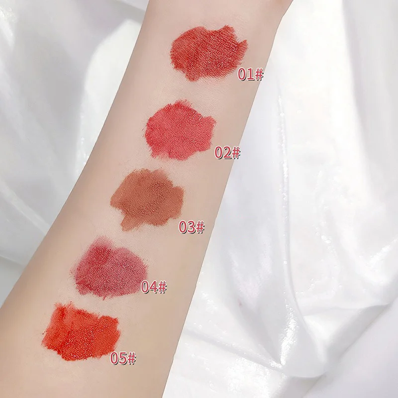 CACE Cute Bear Lip Mud Set — Velvet Lip Tint, Long-Lasting Lip Mud, Adorable and Affordable Lipstick Collection for Students 6