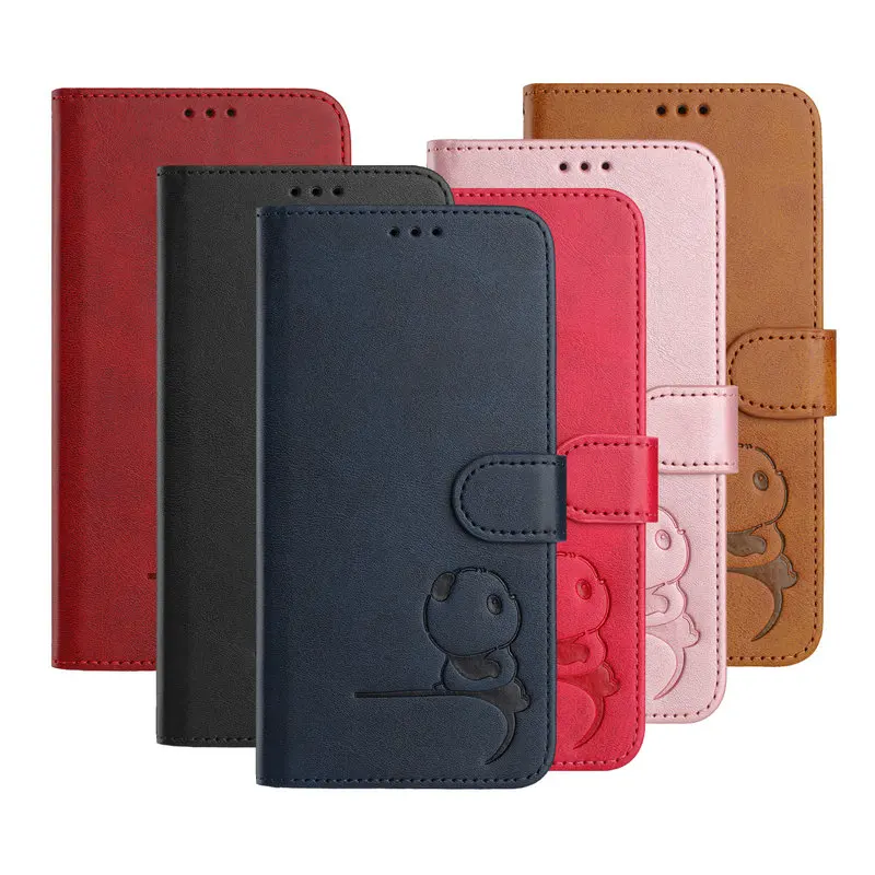 Luxury Leather Wallet Case - Premium Design Cover