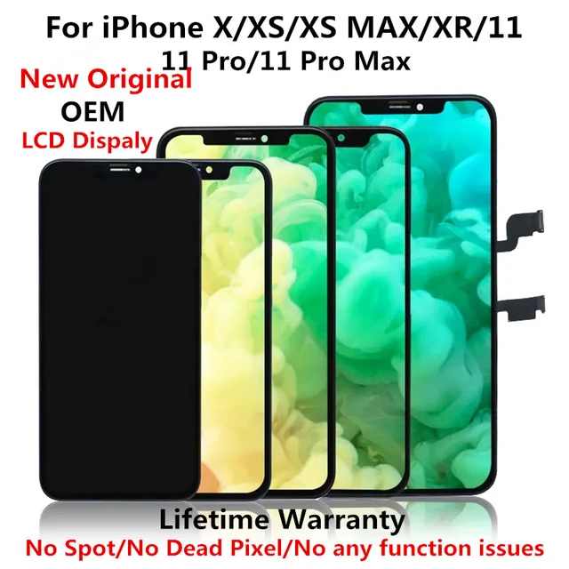 Original OEM LCD Display For iPhone XR Screen Touch Digitizer Assembly No  Dead Pixel Mobile Phone Repair Pantalla Replacement - AliExpress