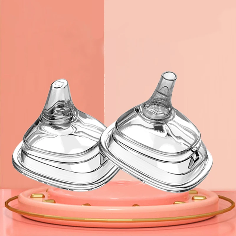 Silicone Pacifier Silicone teether Bottle accessories Silicone baby feeding bottle Singapore INS new design hegen baby feeding bottle nipple Square pacifier teat for drinking water bottles