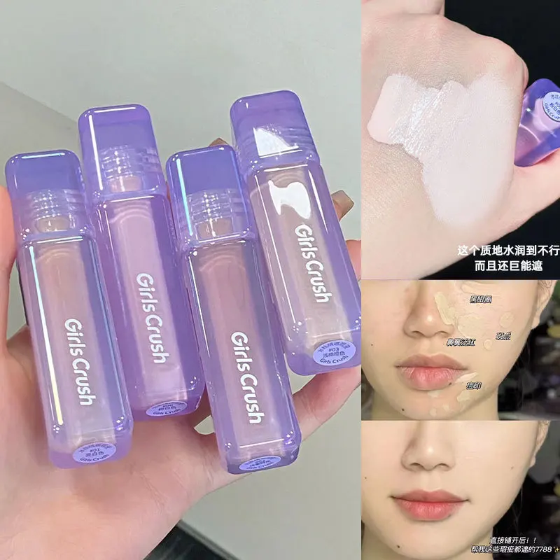 GirlsCrush Illuminating Liquid Concealer Facial Liquid Highlighter Tear Troughs Light Dark Circles Eyes Full Coverage Cosmetics