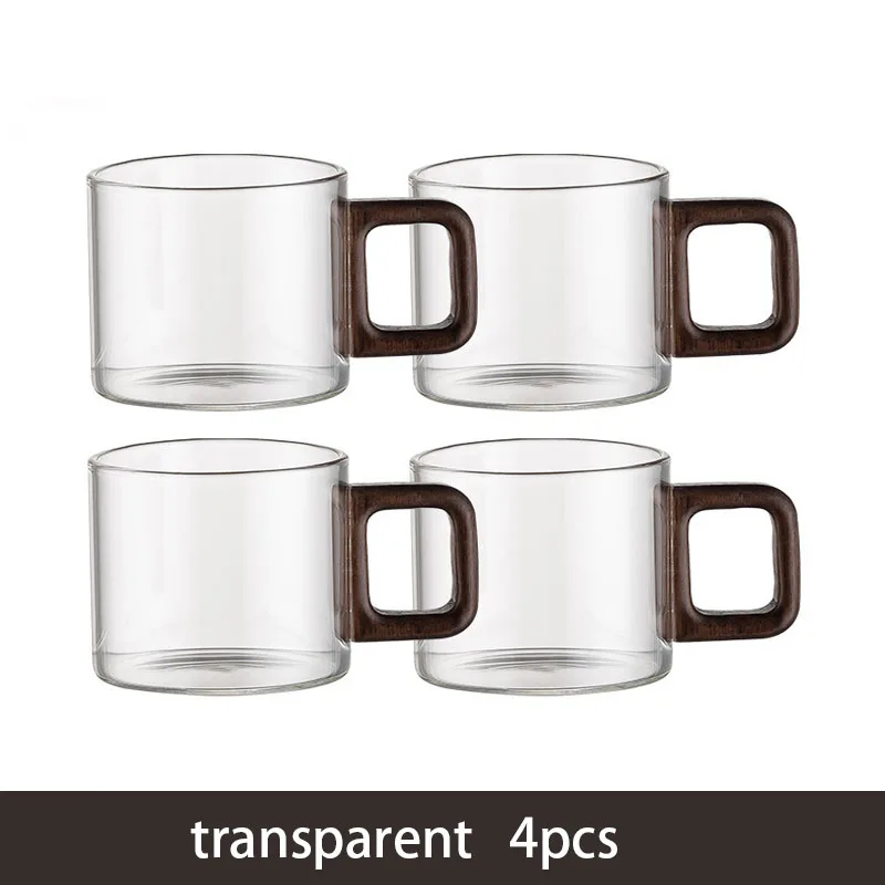 فوم كوب زجاج مقاوم للحرارة - 120 مل - 2/4/6 قطع