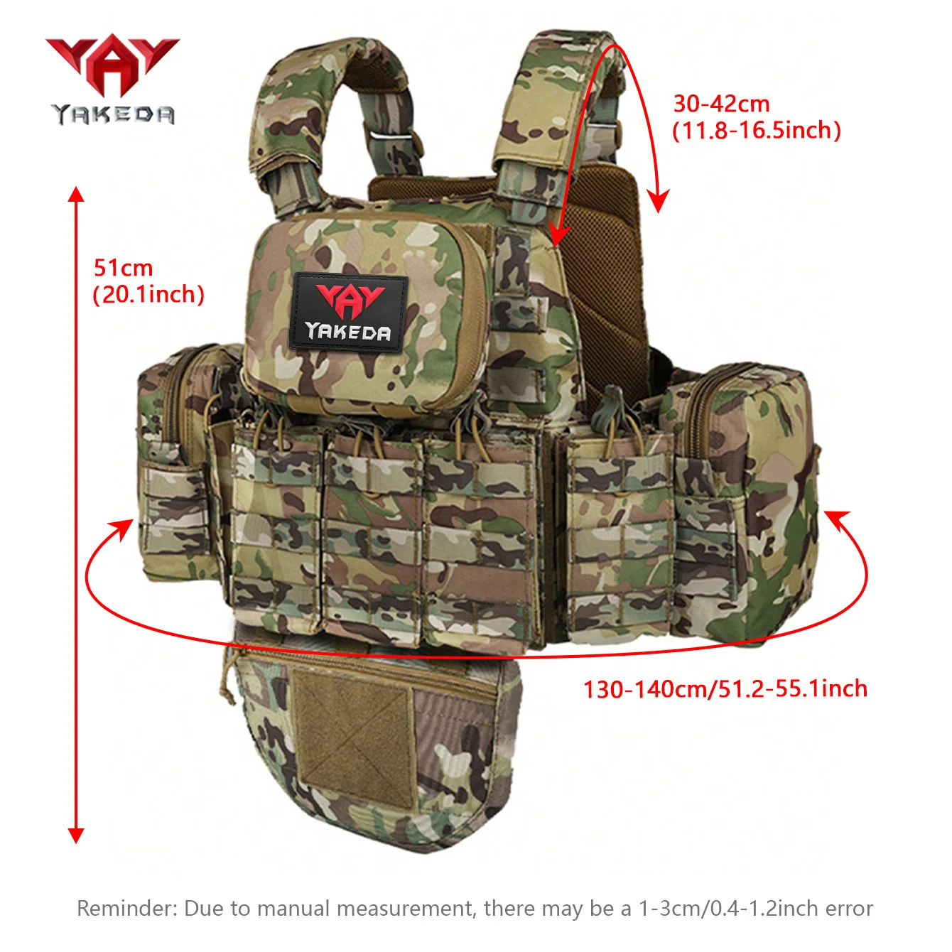 Hunting Vest with Multiple Storage Bags for Training