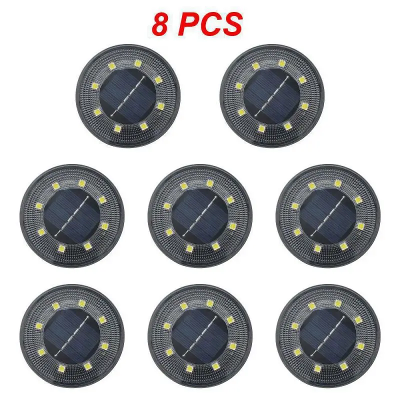 8Pcs White Light