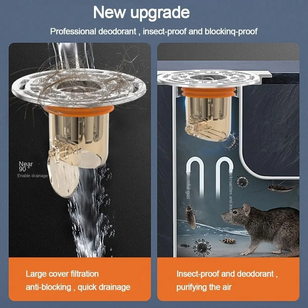 Description Picture 6 of itemAnti Odor Floor Drain Core Removable Insect Prevention Basin Drain Filter Seal Stopper Drain Cover Kitchen Bathroom Accessories