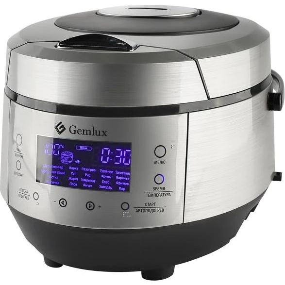 Мультиварка GEMLUX GL-MC-L5 (860 Вт 20 программ сенсорное управление ЖК дисплей отсрочка