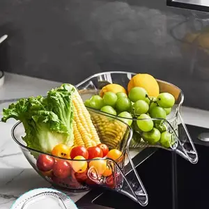 1 Pc Panier de Vidange Multifonctions Panier de Fruits de Bassin de Légumes  pour Lavage de Cuisine 