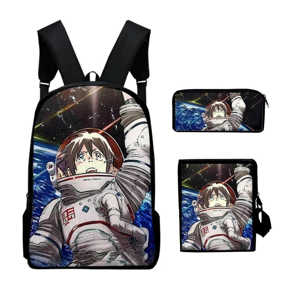 Harajuku Popular Cool Trese 3D Print Mochilas Escolares, Mochila Laptop, Inclinado Bolsa de Ombro, Lápis Caso, 3Pcs por Conjunto