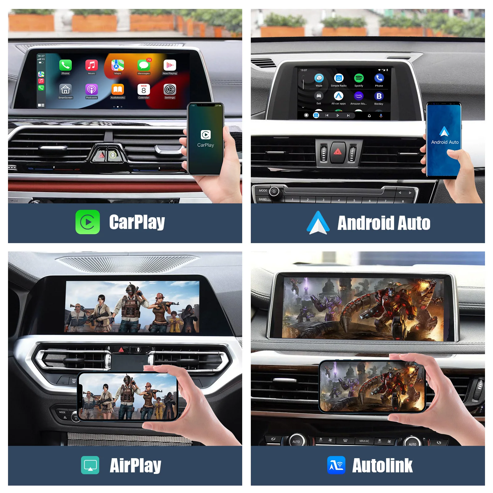  CarPlay For BMW NBT/CIC/EVO/CCC 1 2 3 4 5 7 ø E70 F10 X1 X3 F25 F26 F48 ̴ X4 X5 X6 F56 F15 ȵ̵ ڵ ڴ