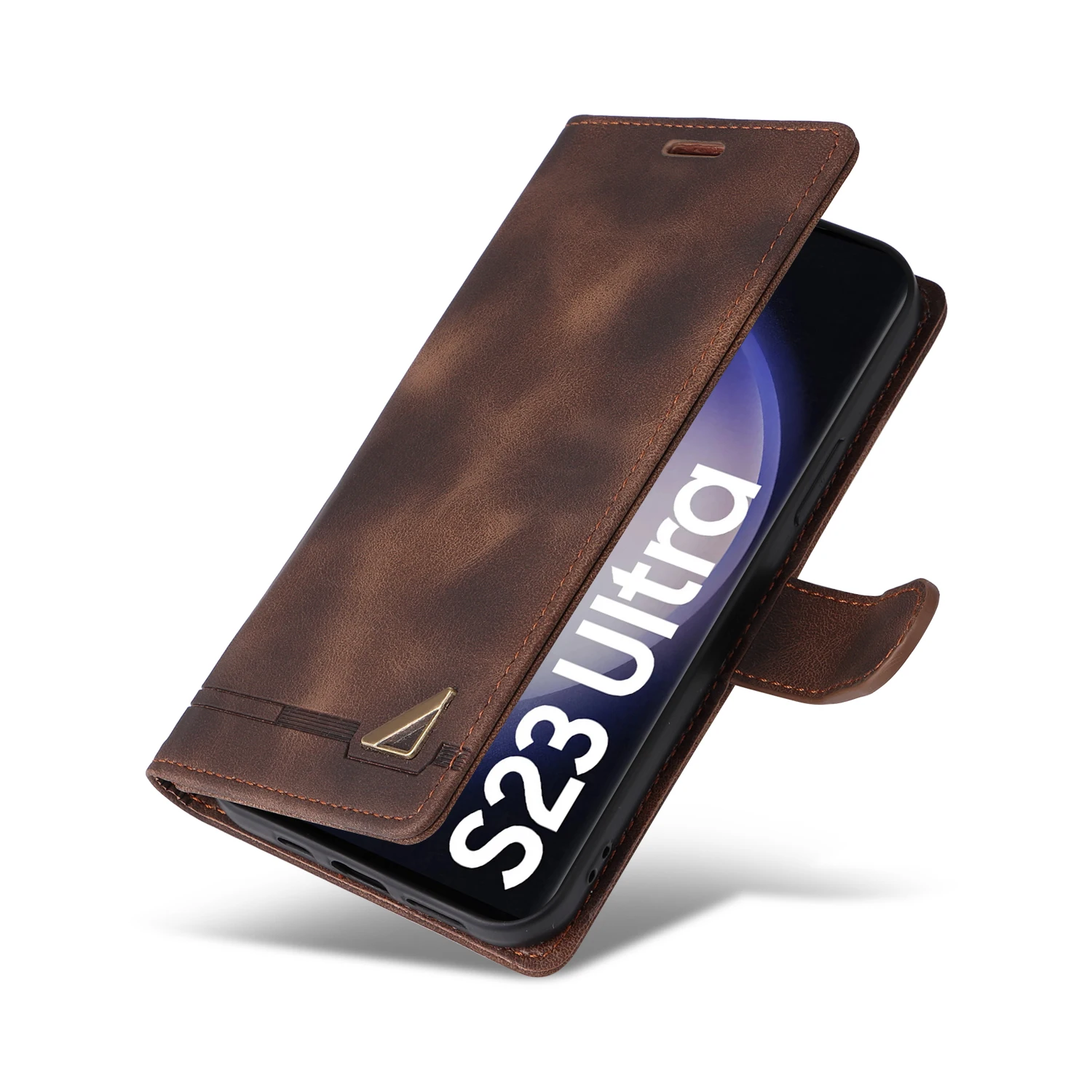 Premium Flip Leather Wallet Case with Card Slot – Elegant and Durable Cover