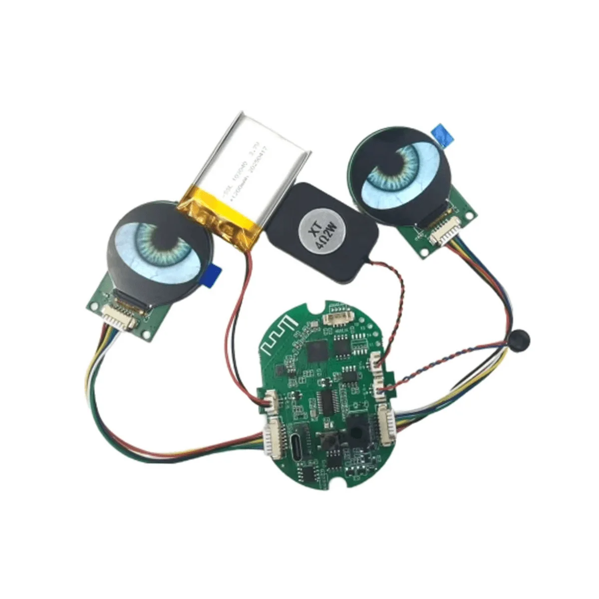 AI Xiaozhi Expression Eyes, Touch, Binocular Robot Solution Board RoPet Vollständig Open-Source KI-Roboter – Detail 3