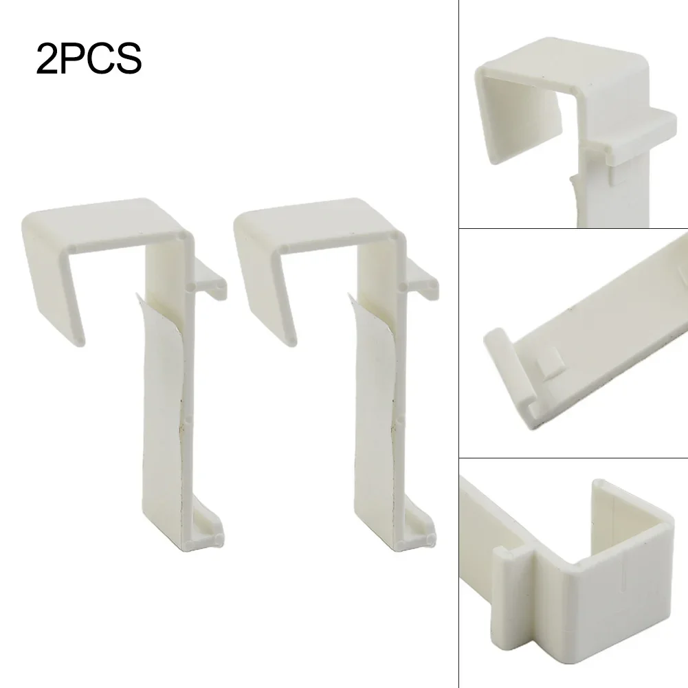 2/10/20pcs Double Roller Blind Clamp Carrier Without Drilling Sash Door Holder Rolling Curtain Bracket