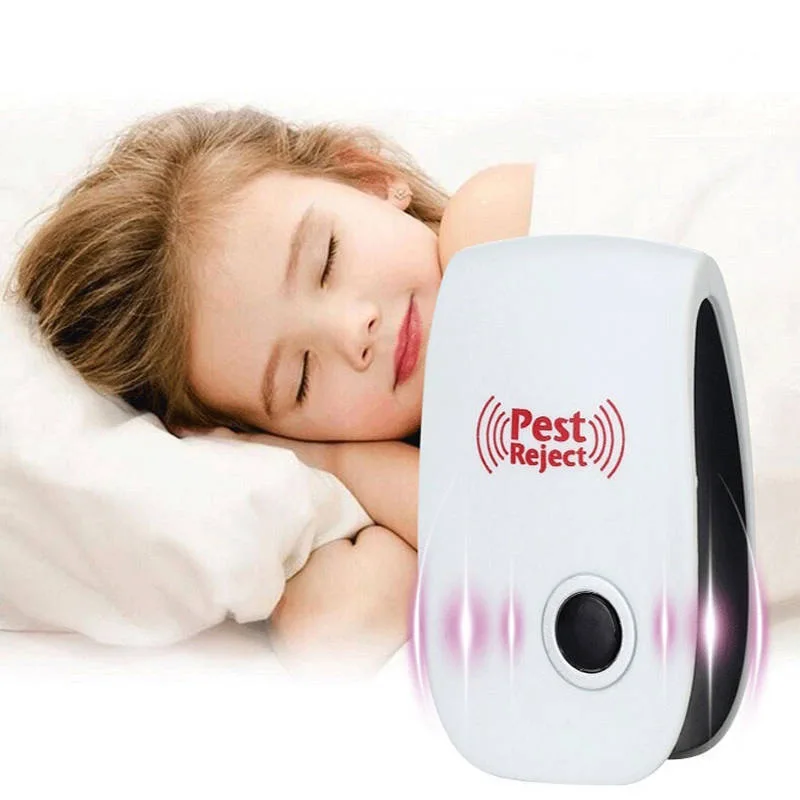 Electronic Pest Reject Ultrasound Mouse Cockroach Repeller Device Insect Rats Spiders Mosquito Killer Pest Control Household